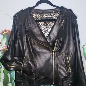 Wilson's Leather Motorcycle jacket (plus size)